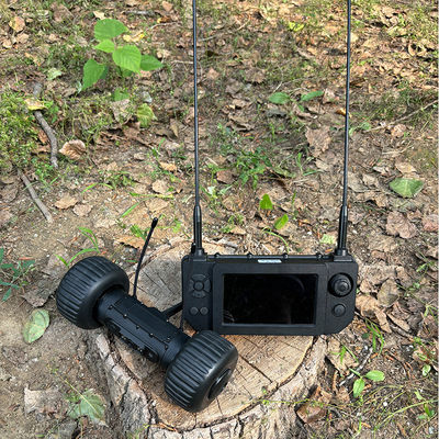 All-Terrain Reconnaissance Robot  Compact Wheeled Surveillance for Stealth Operations