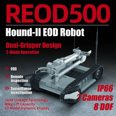 Medium EOD Robot with X-Y-Z Coordinate Arm for Precision Disposal
