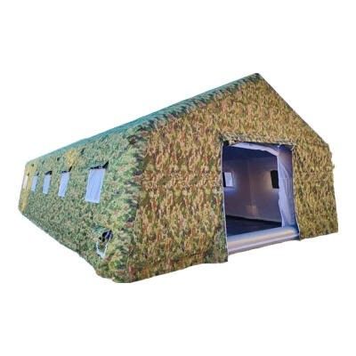 فرماندهی آتش سوزی در فضای باز ضد بارون چادر PVC ضخیم شده سفارشی سبز نظامی 4 * 5 * 3.2m